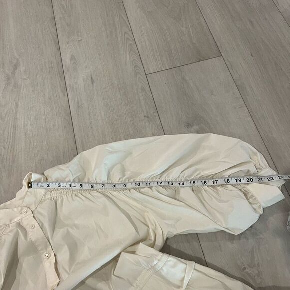 FRAME  RUCHED SLEEVE DRESS size L - Picture 4 of 9